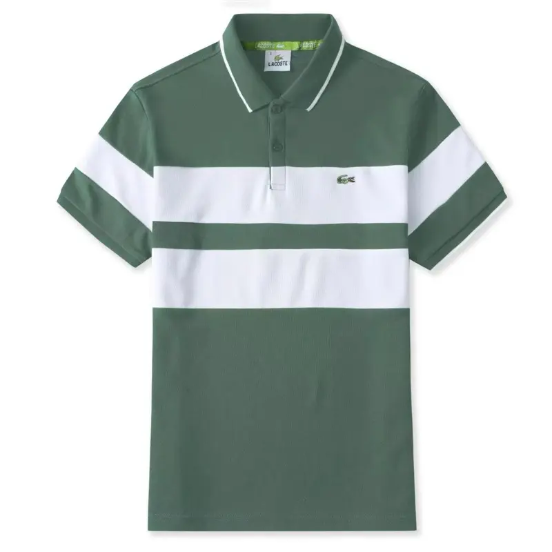 DC-Korean Fashion Casual polo Shirt High quality cotton Shortsleeve Embroidered Logo
