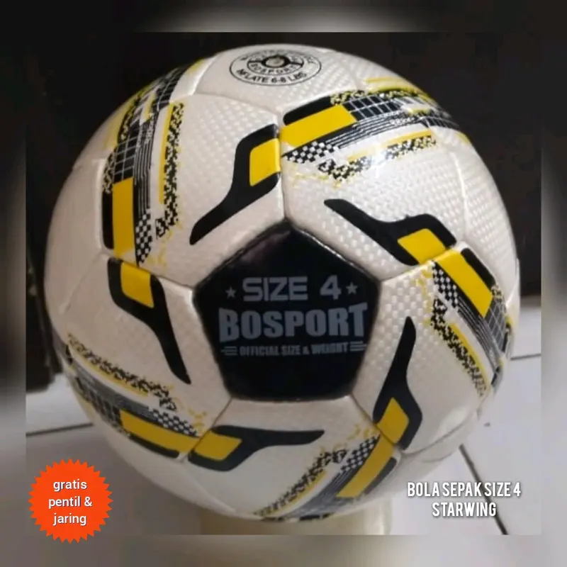 Bola Sepak Size 4 Bahan Starwing / Bola Sepak Murah / Gratis Pentil dan Jaring 0