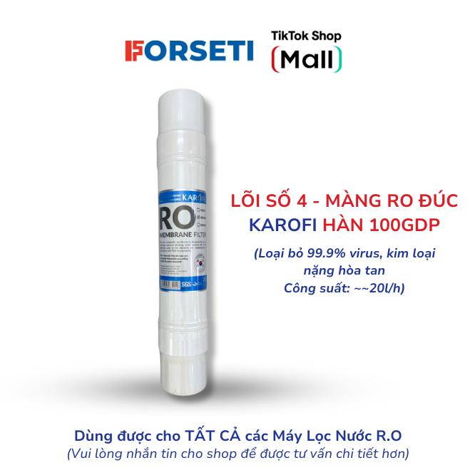 Màng RO Đúc Hàn Quốc Karofi 100GDP (~20l/h) Model máy N7RO