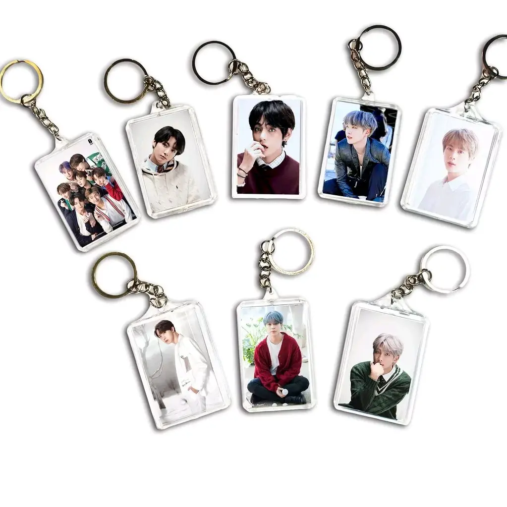 Gqnci Gantungan kunci bisa requess foto sendiri Chains Key Tas