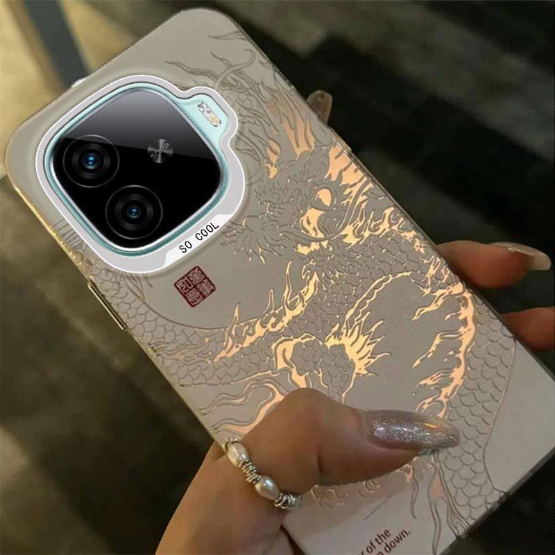 Ốp Điện Thoại Dành Cho Vivo iQOO Z9 Z9X Z9Turbo + plus Thiết Kế Rồng Người Đàn Ông Chàng Trai Thanh Niên Đẹp Trai Z9 Turbo Thời Trang Phong Cách Instagram Hợp Xu hướng Vỏ Bảo Vệ Điện Thoại Di Động