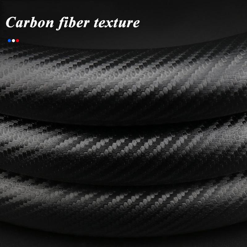 Product Introduction of Suitable for Toyota Camry Corolla RAV4 Highlander Cruiser Tacoma Tundra vios Avanza Rush Calya Innona fortuner hilux CH-R Yaris wigo Prius carbon fiber steering wheel cover 13