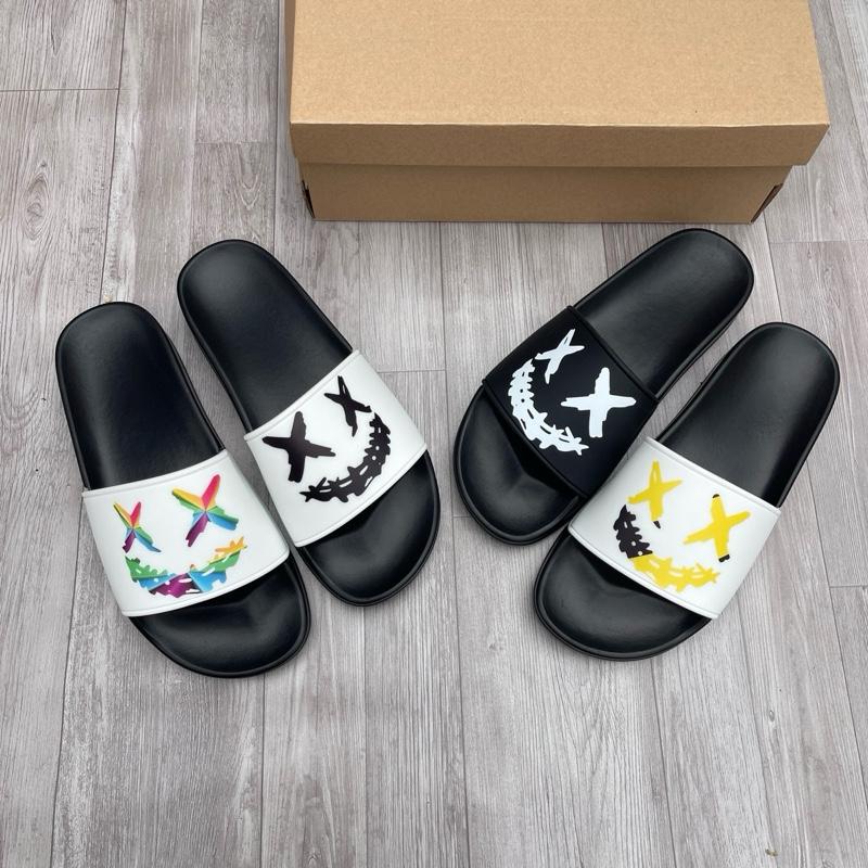 Dép phong cách COOl ngầu nhiều màu đẹp - năng động .chất liệu cao su non - đế chóng trơn trượt (36_44) nam đế bằng DéP Slipper 1