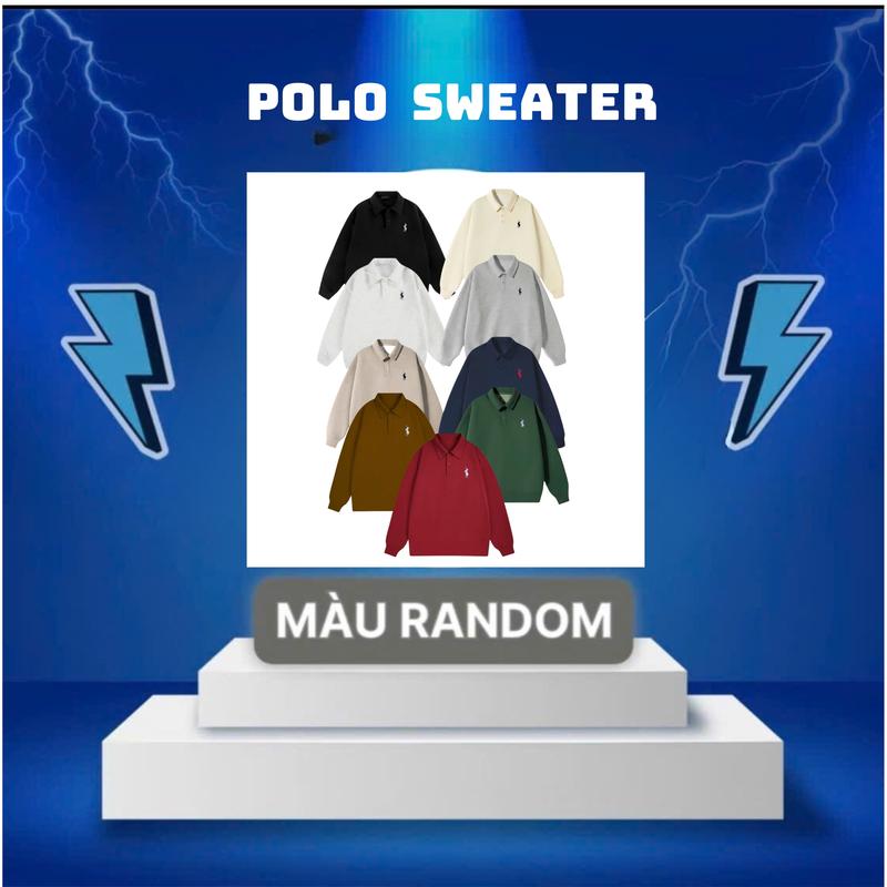 Độc quyền [NAMAD x Tư đẹp chai thích live‍️‍️]  Áo Polo Sweater Nam Nữ Unisex Logo Thêu Nổi Chất Liệu Nỉ Cotton 2 Mặt Không xù lông, Không Bai Nhão polo  sweater  sweater Menswear Có Cổ Shirt Ngắn Tay