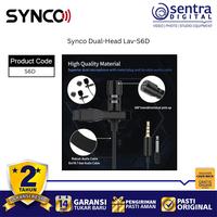Gambar SYNCO Lav-S6D – Rekam Suara Jernih Dua Arah, Solusi Praktis untuk Kreator Mobile & Konten Profesional dari Sentra Digital Kota Surabaya 5 Tokopedia