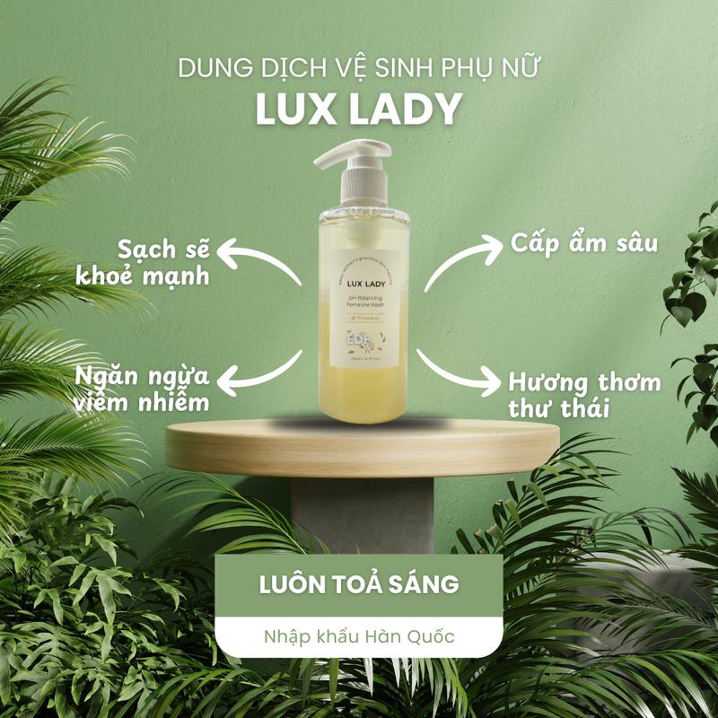 Dung dịch vệ sinh phụ nữ LUX Lady Hàn Quốc Black Tea 200ml 4