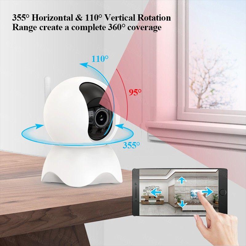 Product Introduction of D305 Hd smart wireless wifi security camera night vision remote home cctv surveillance camera 360 network 5