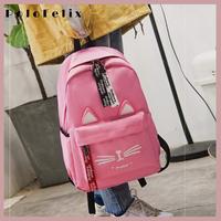 Gambar Ransel Lucu Kartun Telinga Kucing Tas Sekolah Unisex - Hitam dari Polofelix Kota Administrasi Jakarta Timur 4 Tokopedia