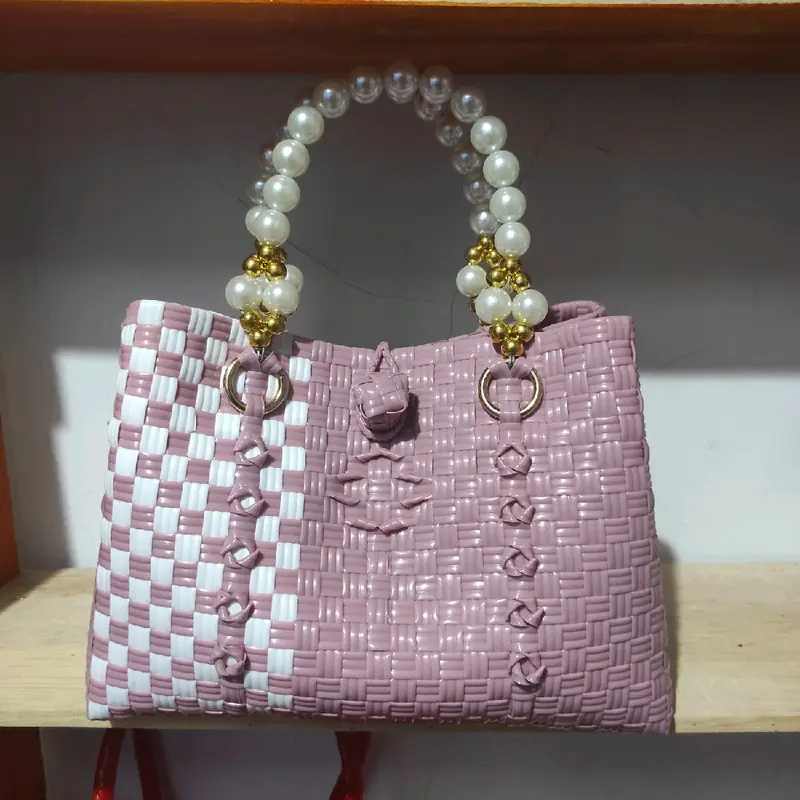 Tas Anyam Jali Modern Handle Mutiara 6