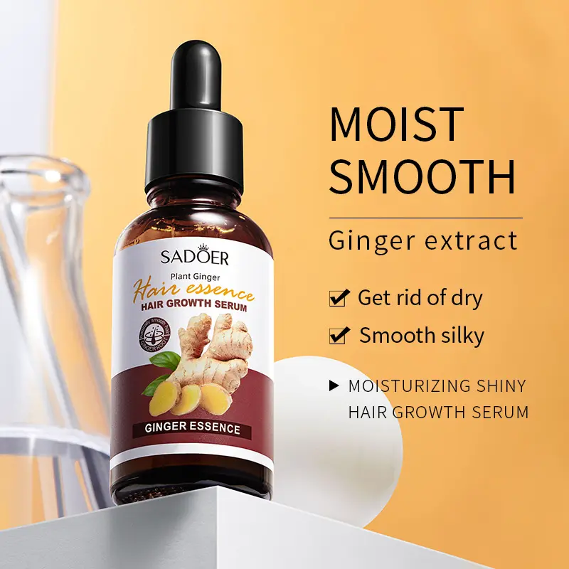 SADOER Ginger Hair Care Solution Moisturizes and Smooths Hair Hair Care