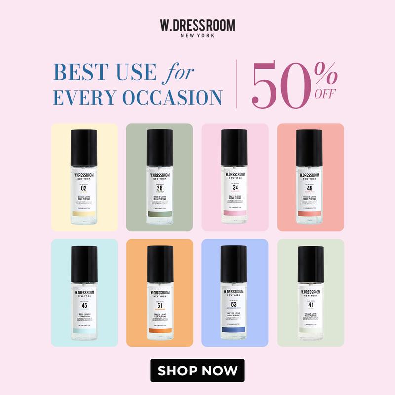 Product Introduction of W DRESSROOM Dress & Living Clear Perfume No. 34 Always Happy (70ml) -  Parfum Korea BTS 15
