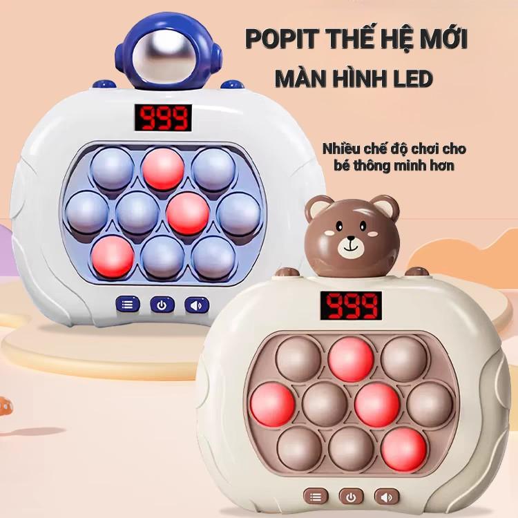 Đồ chơi pop it điện tử thế hệ mới 999 level có màn led tính điểm - Đồ chơi cho trẻ NS KIDS Giảm Stress Toy