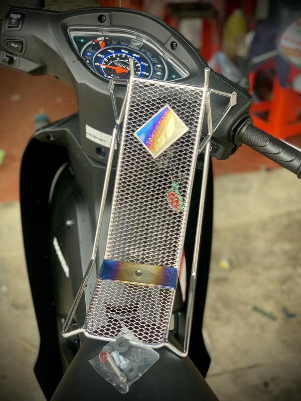 Baga lưới inox-logo titan takegawa cho wave alpha 110