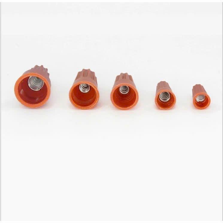 Cút nối nhanh dây điện, Nắp uốn xoắn ốc Thiết bị đầu cuối xoắn ốc cách nhiệt đầu nối dây nhanh Loại vít Kẹp đai ốc lò xo Mũ kết nối P1 P2 P3 P4 P