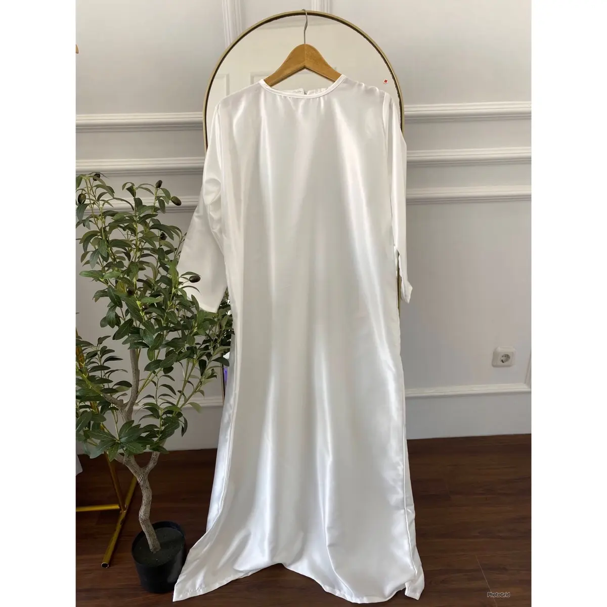 GAMIS SATIN- broken white