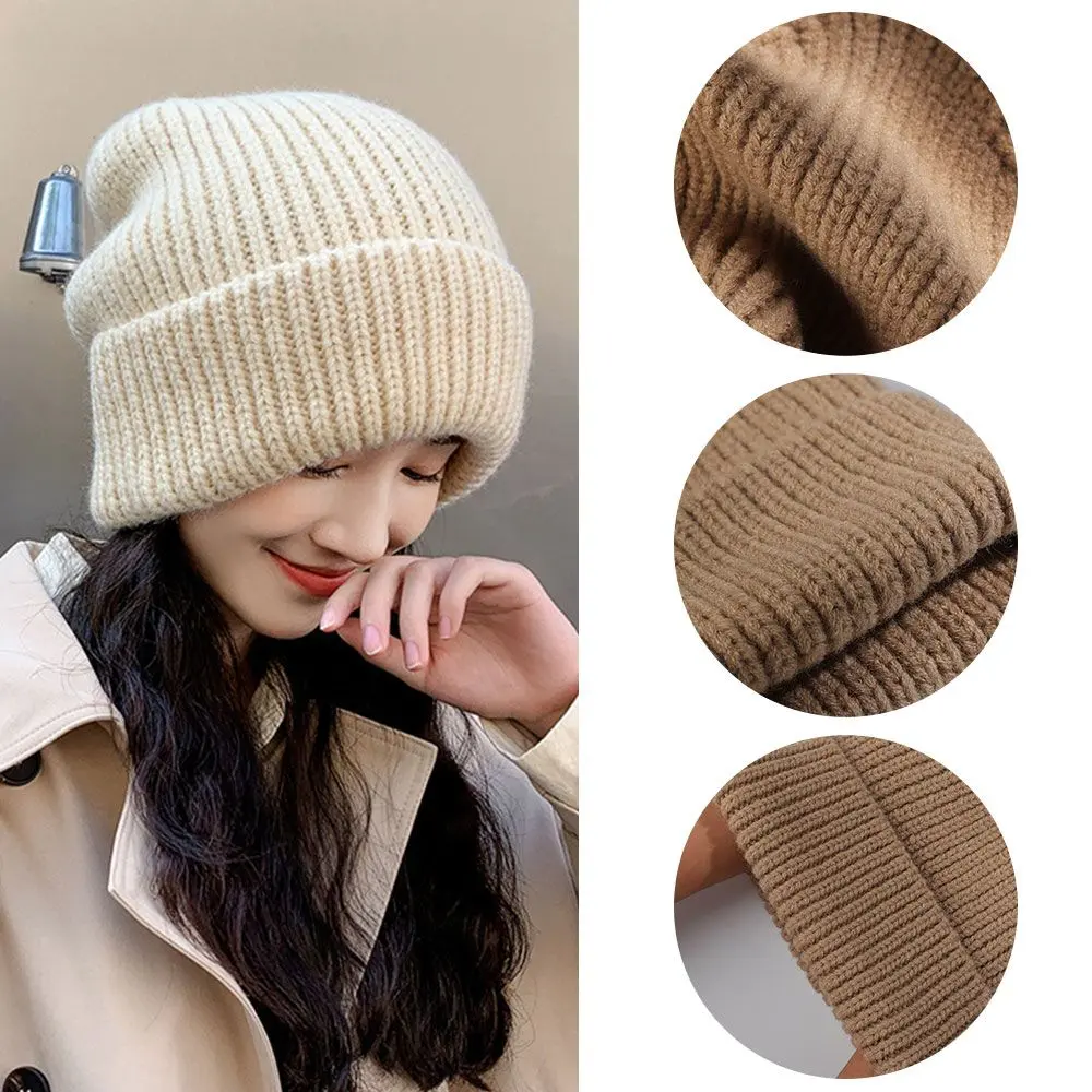 High Quality Multi Colors Knitted Beanies Solid Cute Woman/Men Winter Autumn Hats Ladies Casual Cap Outdoor