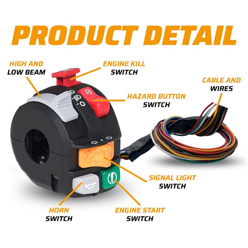 Product Introduction of Domino switch Honey well switch (LEFT SIDE ONLY) universal 12