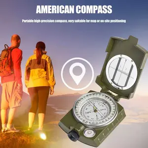 Kompas Militer Clinometer Camping Outdoor Tools - K4580