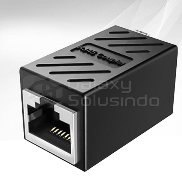 Gambar Barrel RJ 45 Coupler LAN Connector dari Galaxy Solusindo Kota Malang Tokopedia