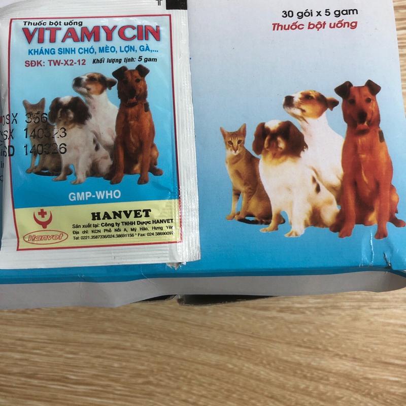 VITAMYCIN chữa ỉa chảy,kiết lỵ,phân lẫn máu ,nôn mửa 1