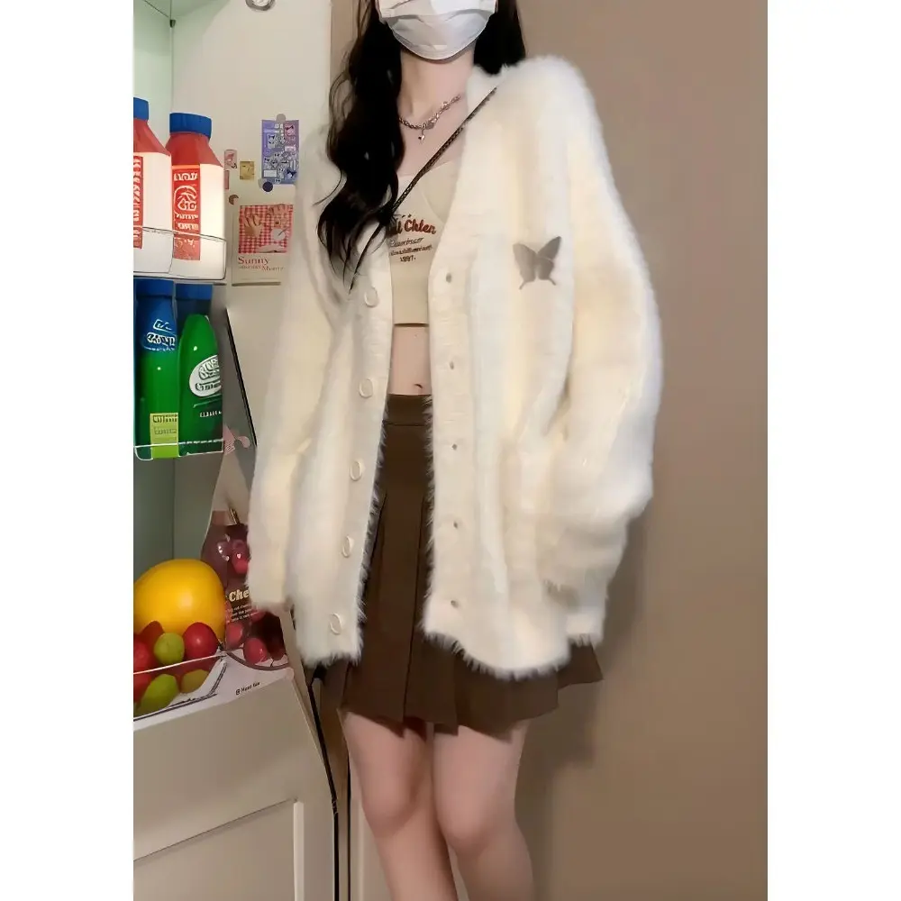 RICH-THEY Áo Len Áo Khoác Cardigan Áo Len Dệt Kim Dáng Rộng Thời Trang Mới Dành Cho Nữ Comfortable | BigBuy360 - bigbuy360.vn RICH-THEY Áo Len Áo Khoác Cardigan Áo Len Dệt Kim Dáng Rộng Thời Trang Mới Dành Cho Nữ Comfortable | BigBuy360 - bigbuy360.vn