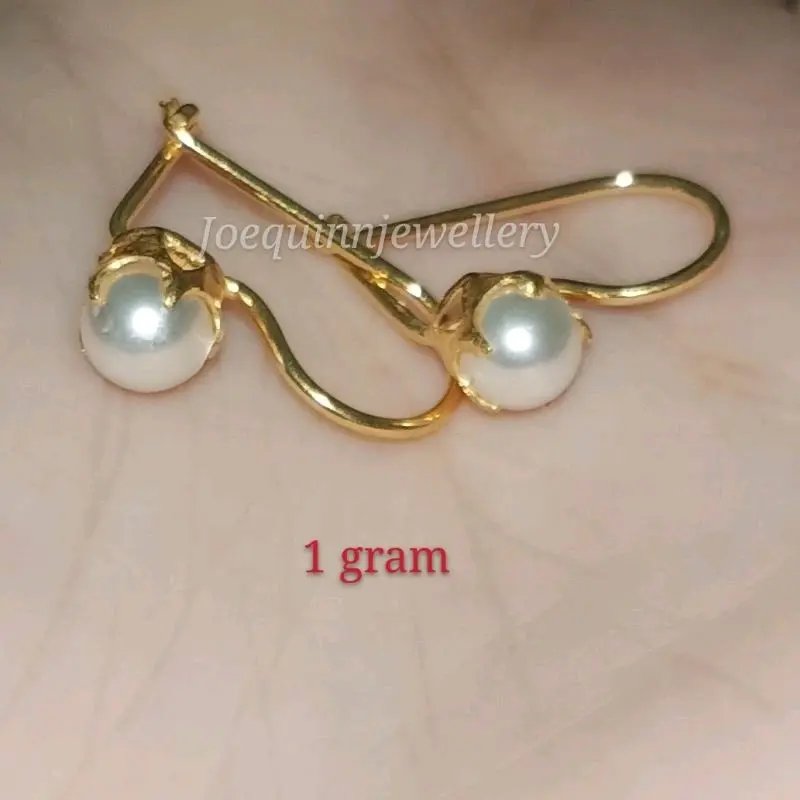 anting model Desi mutiara kadar rendah Perempuan