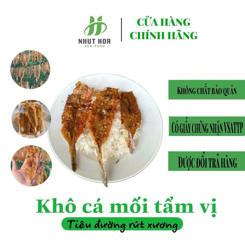 Khô Cá Mối Tiêu đường rút Xương Nhựt Hoa ( con nhỏ ) Tiêu - Ớt / KHÔ SẠCH KHÔNG CHẤT BẢO QUẢN./ VỊ MIỀN TÂY. Mặn mặn ngọt ngọt pate  huyền phi