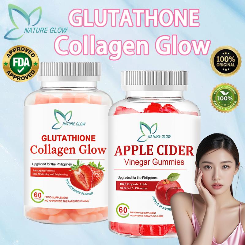 【FDA Approved】Nature Glow 60PC Glutathione Collagen Gummies - TikTok ...
