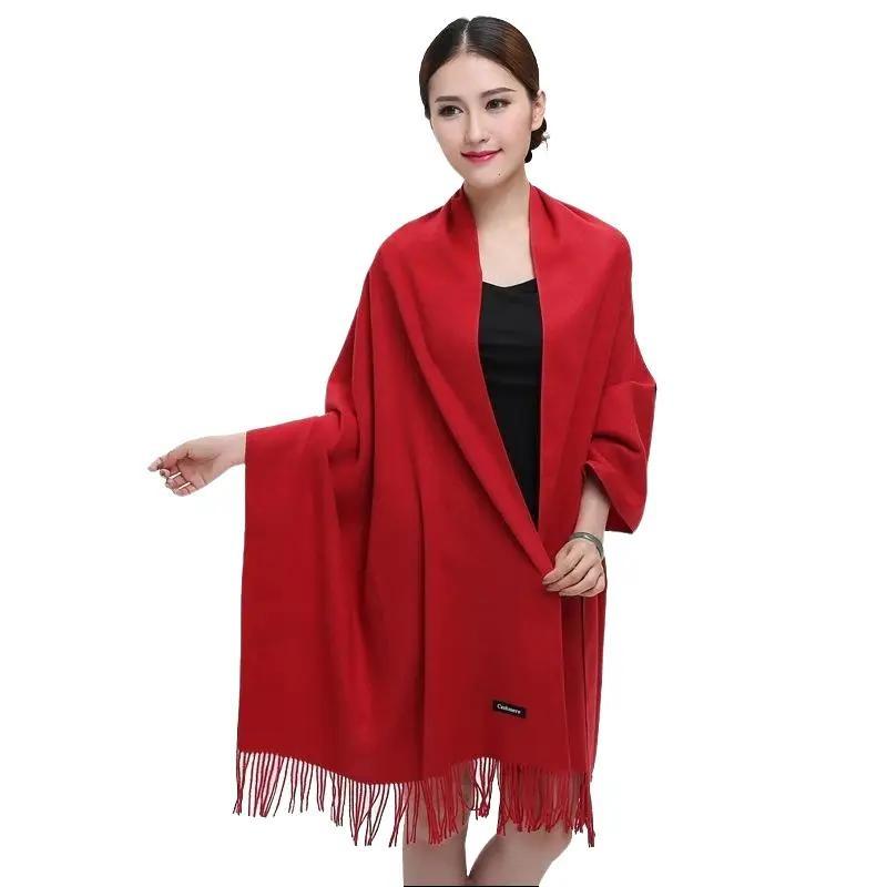 Khăn Choàng Cổ Khăn Quàng Trơn Khăn Cashmere Nhiều Màu Bản To PK16