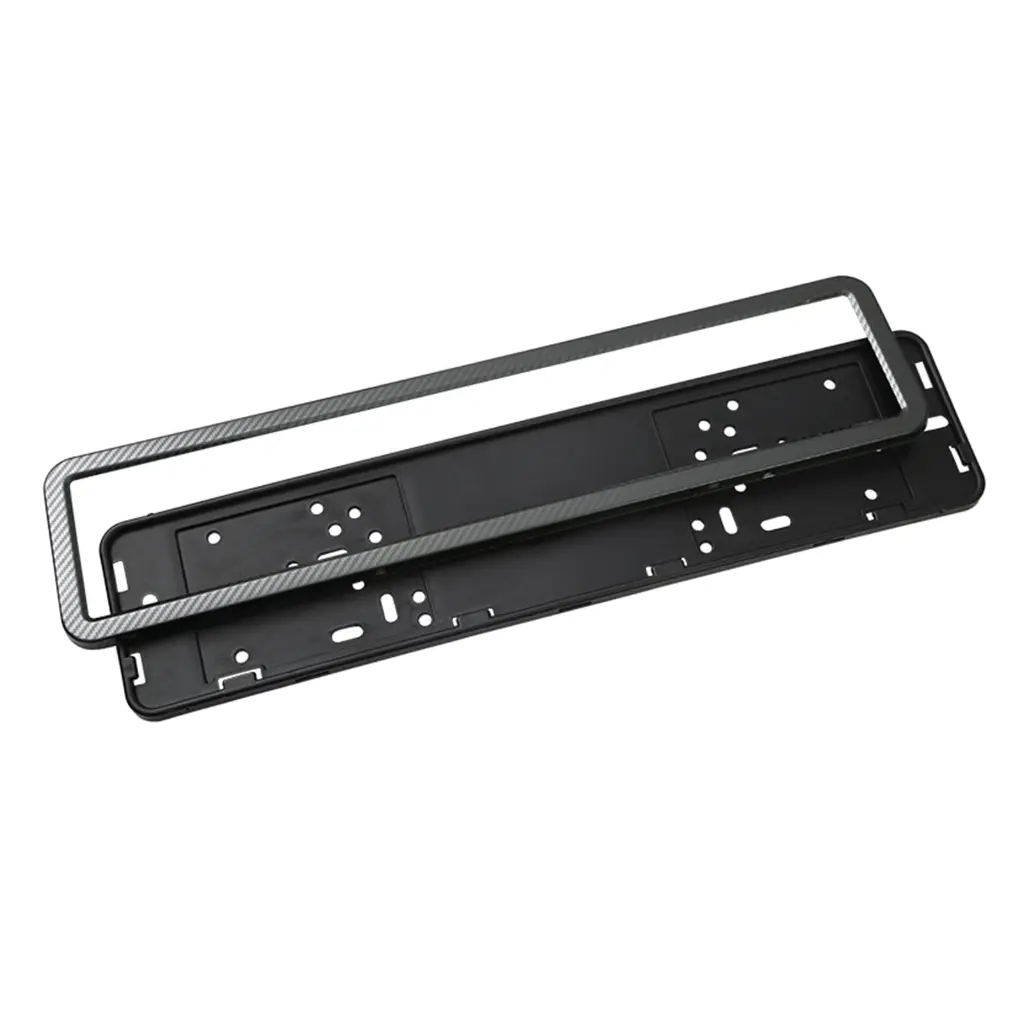 Car Number Plate Holder, License Plate Frame, Anticorrosion Weatherproof European Standard Vehicles Exterior Decoration