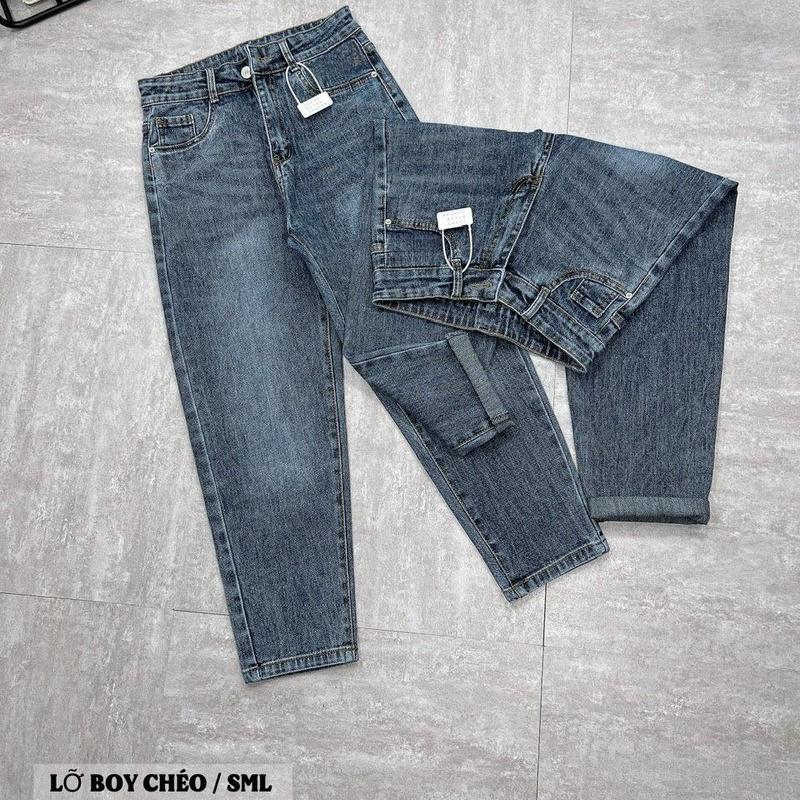 Quần jean ngắn nữ kiểu baggy ôm nhẹ co dãn đẹp, gọn dáng chất đẹp Pants Women