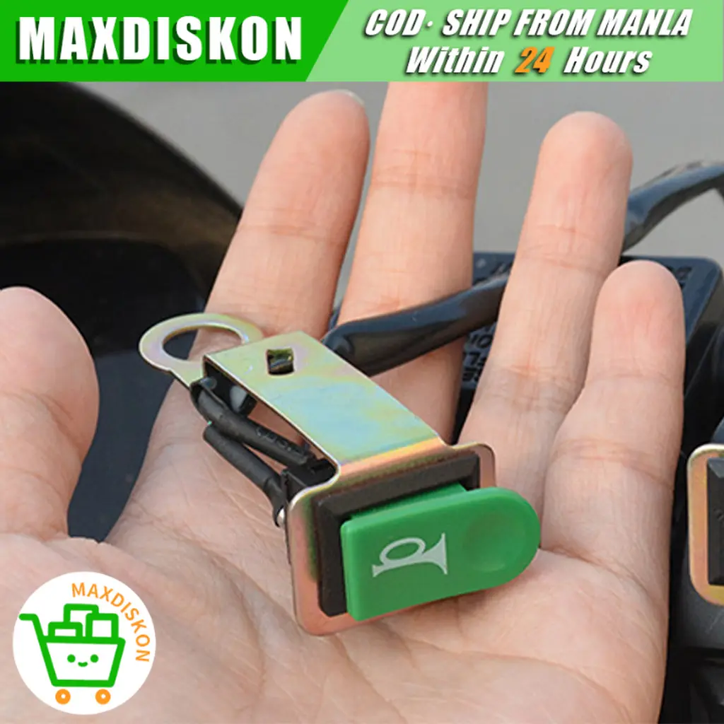 Universal Motorcycle Horn Signal Control Switch Button with Bracket/1PC Motorcycle Horn Button