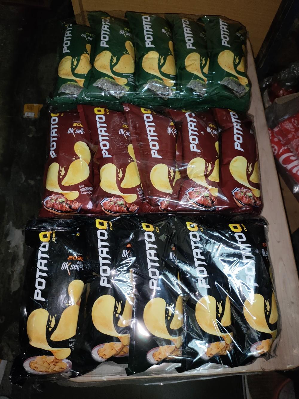 Ciki PotatoQ Chips 1Dus ISI 50Bks  Exp Maret 2027