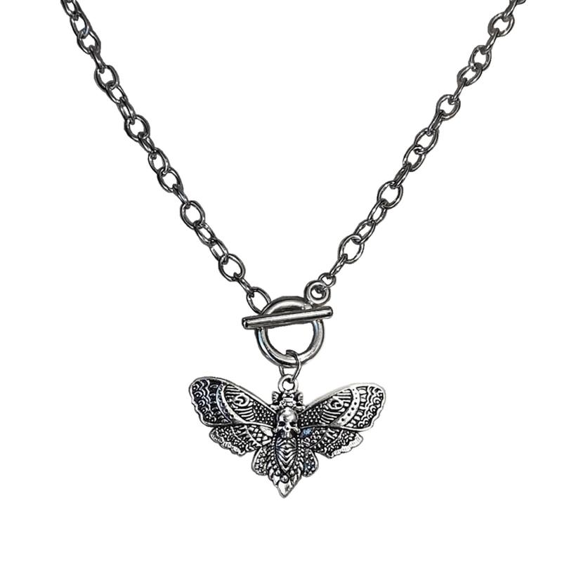 Kalung Loket Rama-rama Kematian, Kalung Rantai Klavikula, Choker ...