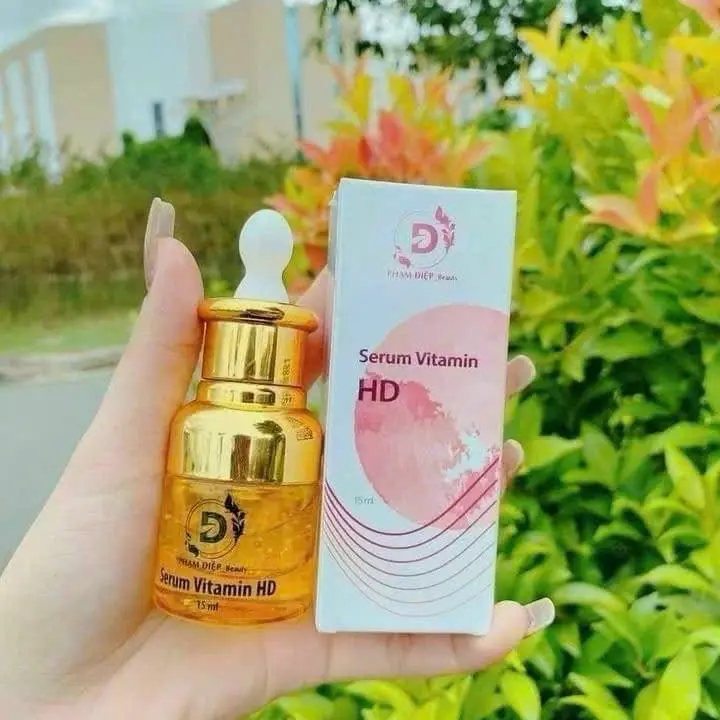 SERUM VITAMIN HD PHẠM ĐIỆP  3 GIỌT MỖI TỐI TRƯỚC KHI NGỦ - 3 GIỌT MỖI SÁNG CHO DA KHOẺ CẢ NGÀY    DƯỠNG ẨM CHUYÊN SÂU    CĂNG BÓNG DA    DƯỠNG TRẮNG HỒNG DA    CUNG CẤP COLAGEN    TĂNG ĐỘ ĐÀN HỒI DA