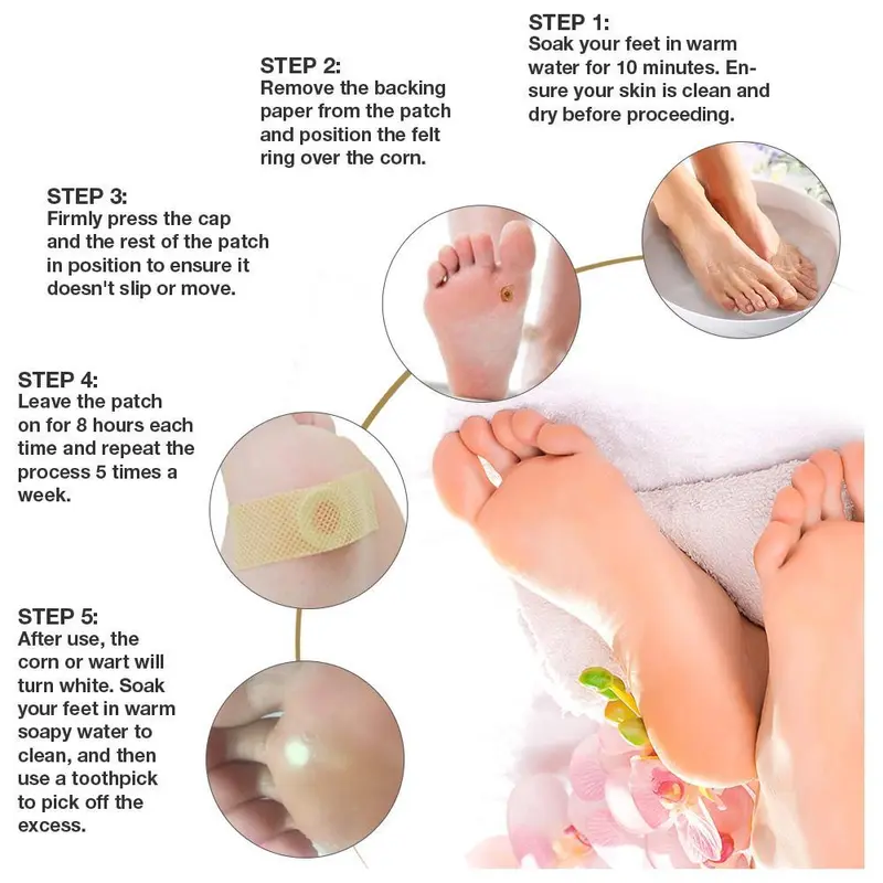Foot Care Patch, 24pcs/box Natural Extract Foot Pads, Foot Care Patches, Foot Care Products for Women & Men 2