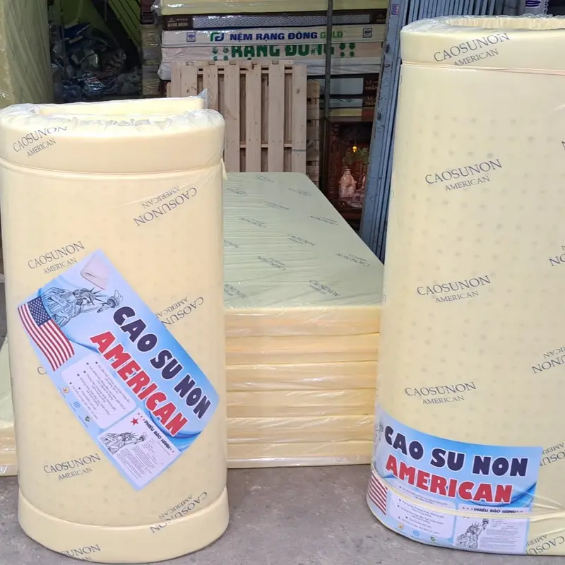 NỆM 1m4 x 2m x 10cm CAO SU NON AMERICAN ÊM ÁI, 2 MẶT LỖ THÔNG HƠI THOÁNG KHÍ 7
