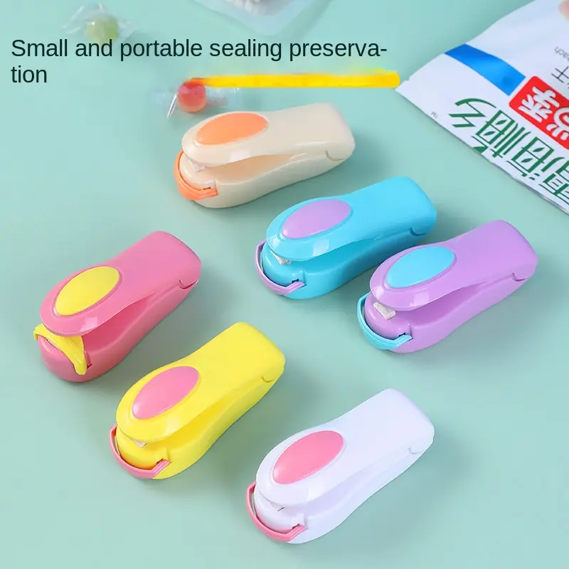 Portable Small Household Plastic Sealing Machine Snack Moisture-Proof Sealing Artifact Mini Sealing Machine Hand Press Plastic Bag Sealer