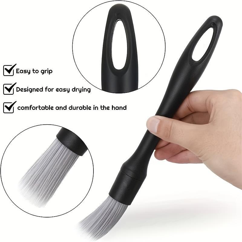 Car Detail Brush Set, Multifunctional Car Interior Cleaning Brush, Professional Car Interior Cleaning Tool, Car Wash Accessories 4