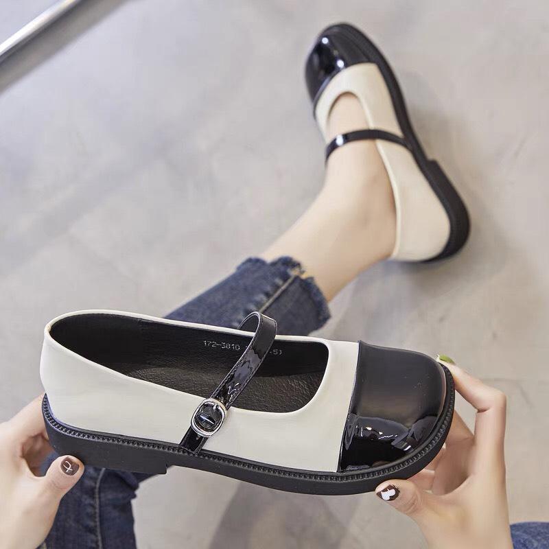 Giày phối mũi cách điệu kiểu dáng Hàn Quốc cực xinh Nữ Shoes
