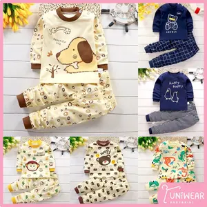 UNIWEAR SETELAN PANJANG ANAK PIYAMA BAYI LAKI PEREMPUAN HALUS PREMIUM IMPORT Cotton Kancing