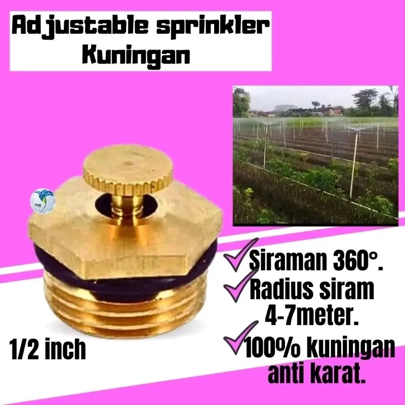 SPINKLER TAMAN PERTANIAN ADJUSTABLE FXP KUNINGAN Air