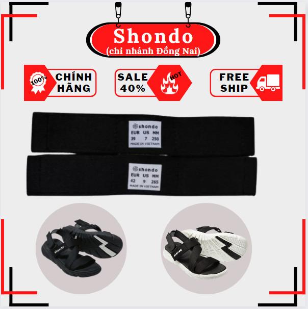 Quai giày - Quai hậu ( 1 cặp) giày sandals SHONDO chính hãng F6 sport nam nữ đi học, đi chơi Đế Bằng