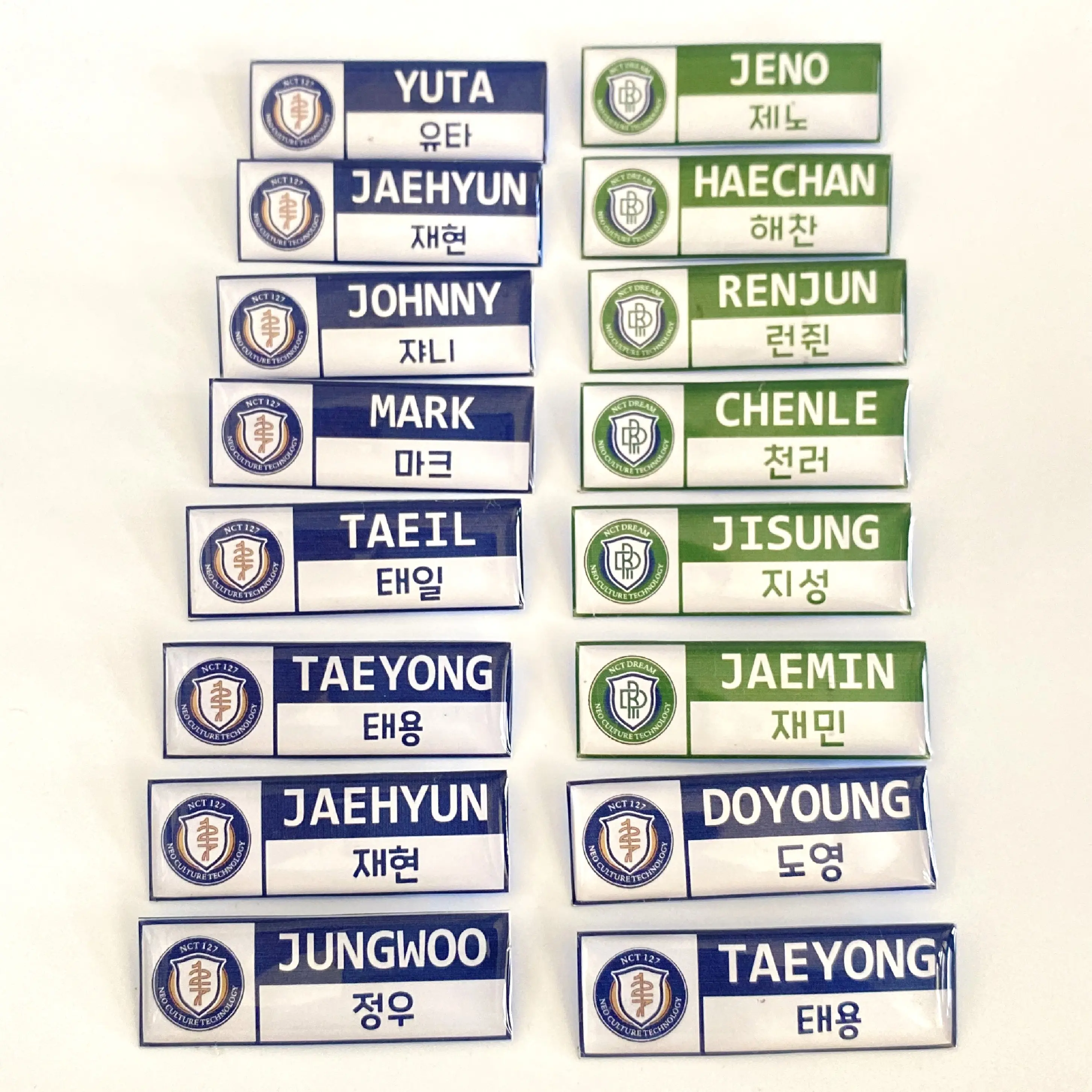PIN NCT DREAM DAN NCT 127 NAME TAG MEMBER NCT KPOP Bros
