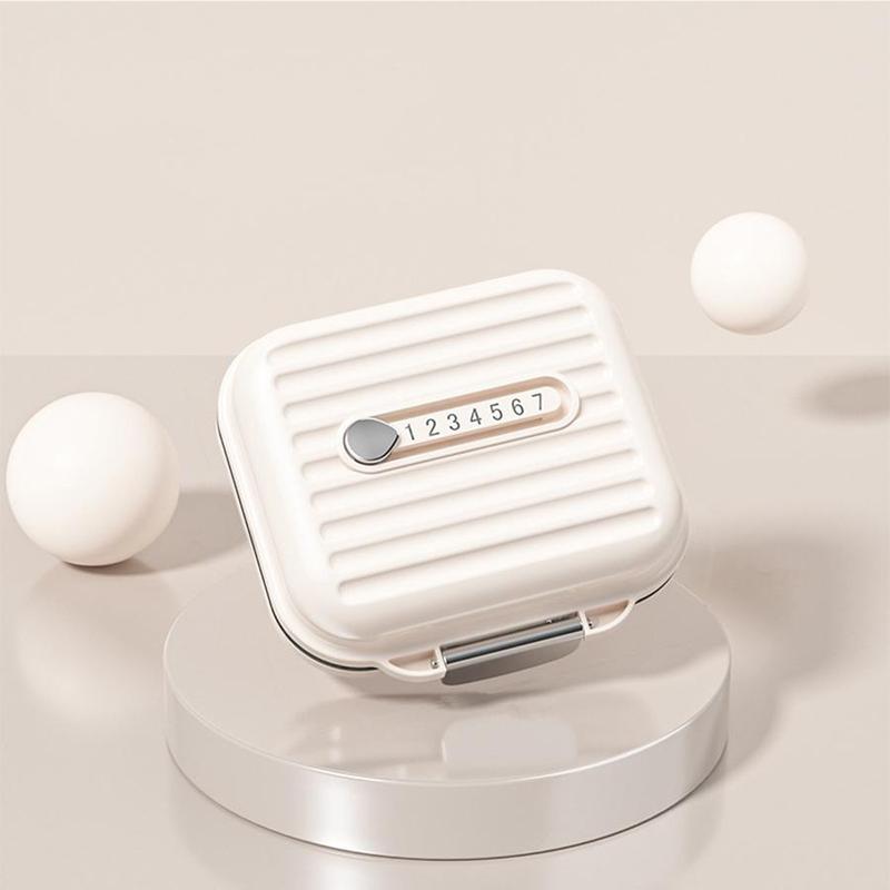 Portable Pill Box, 7 Grid Sub-packaging Pills Sealed Storage Box, Simple Moisture-proof Medicine Storage Box, Vitamin & Pill Organizer for Travel & Daily Use 6