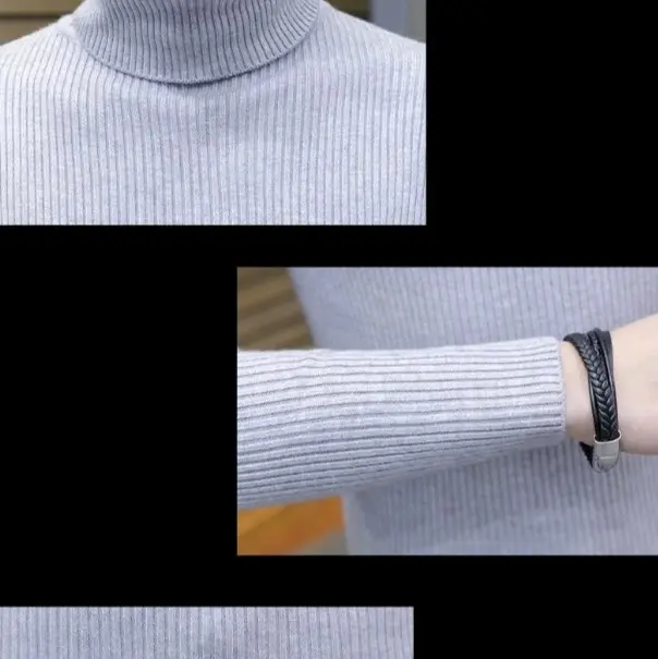 KAOS TURTLENECK LENGAN PANJANG PRIA/KAOS KRAH TINGGI PRIA 5