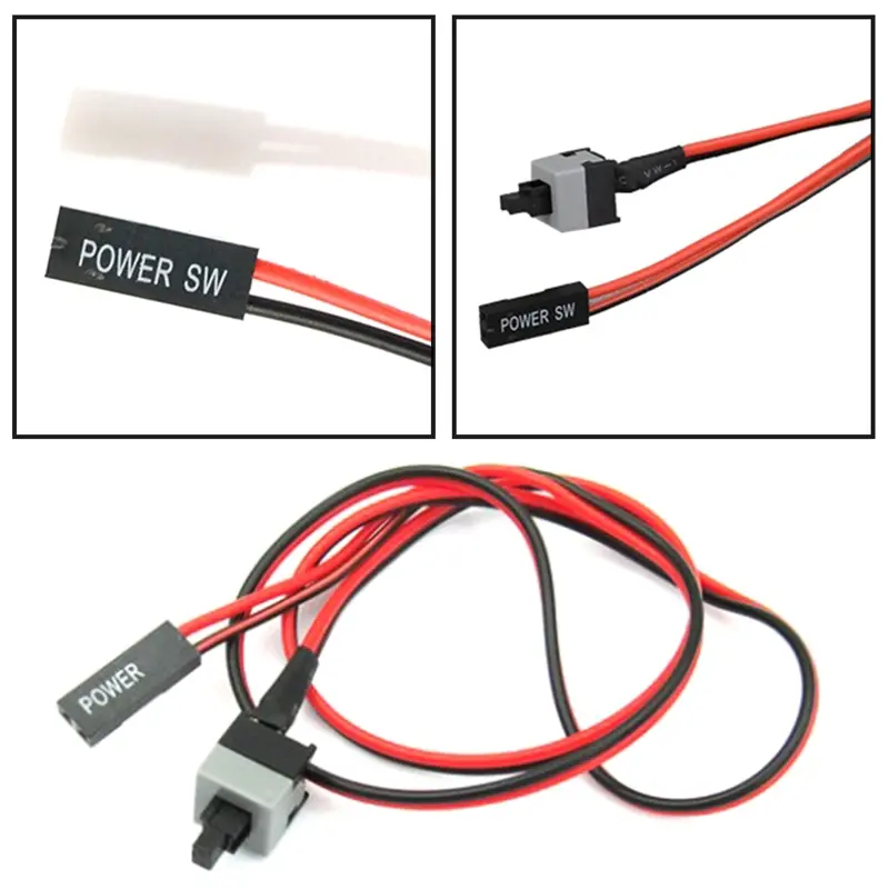 Vỏ Máy Tính Để Bàn, Công Tắc Bật / Tắt / Đặt Lại Bo Mạch Chủ, Dây Nguồn, Nút Nguồn PC, Cáp Nguồn SW 2