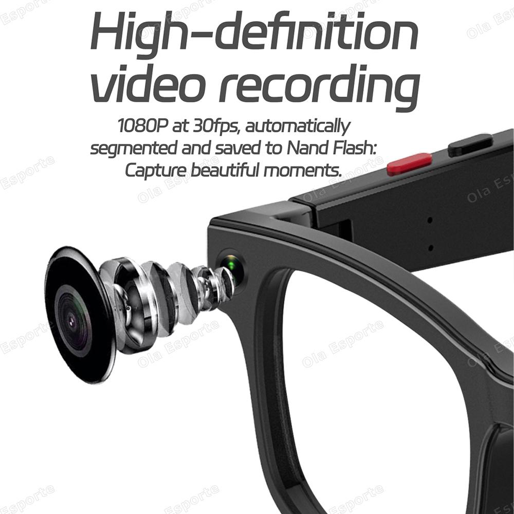 New AI Smart Glasses Chat GPT 500W Camera Bluetooth Call 300Mah Battery Voice Assistant Control Smart Sunglasses For Android IOS - Image 2