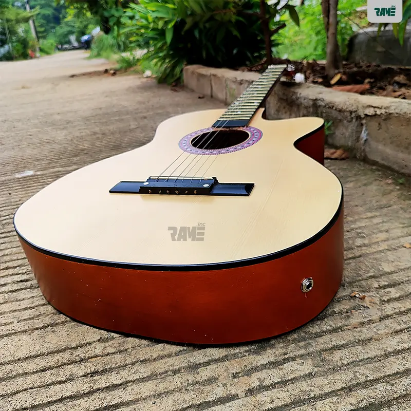 [cod] Gitar Akustik Elektrik Yamaha Murah Siap Pakai Gitar pemula Custome Bonus Tas 3