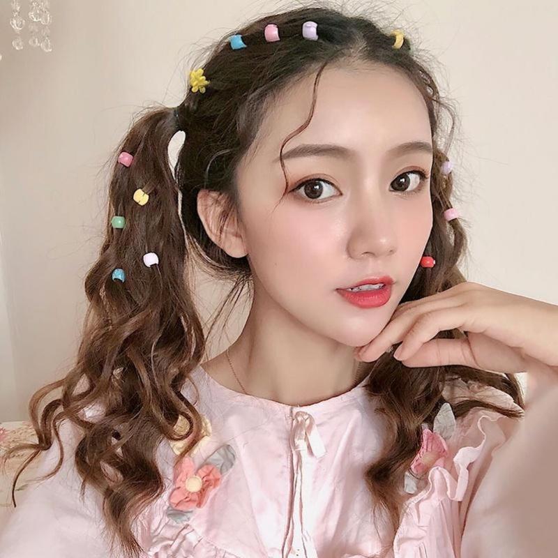  100Pcs Kẹp Tóc Mini Nhiều Màu Dễ Thương Cho Bé kẹp tóc mái kẹp càng cua mini kẹp cho bé gái 
